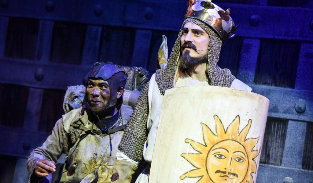 Dale Superville Bob Harms Spamalot Photo Robert Day