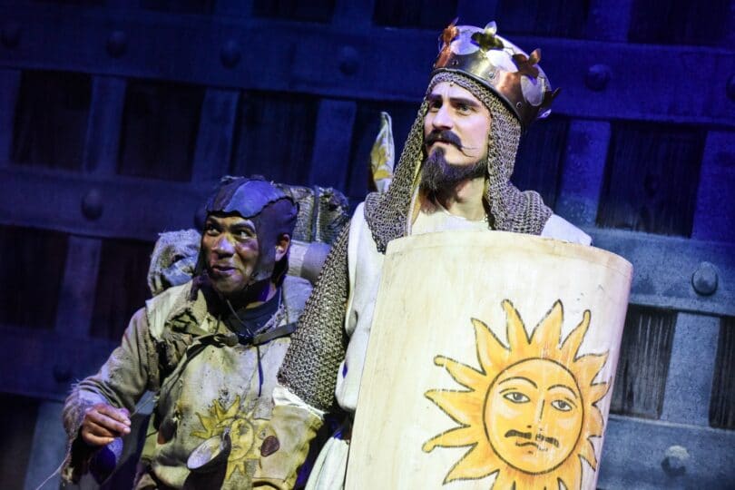 Dale Superville Bob Harms Spamalot Photo Robert Day