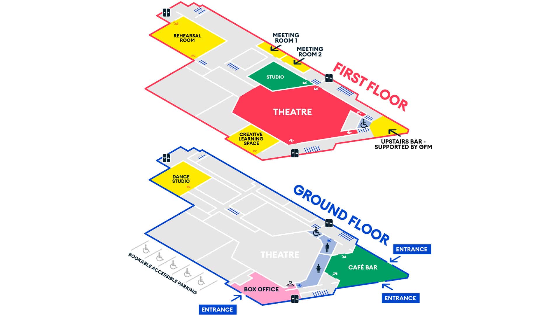 Floor Plan of the Mercury Theatre
