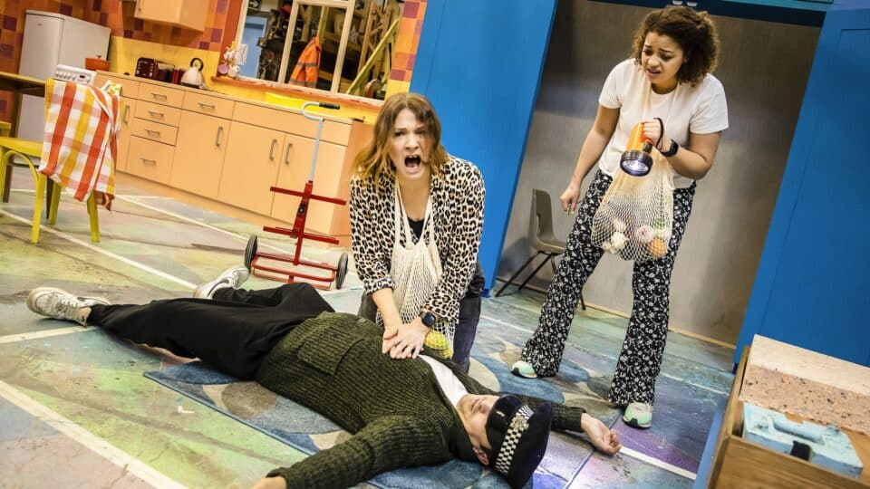 Marc Pickering Laura Doddington Tesni Kujore They Dont Pay.. Photo by Pamela Raith