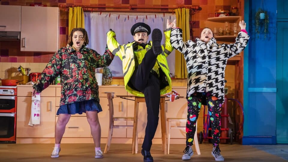 Tesni Kujore Marc Pickering Laura Doddington They Dont Pay We Wont Pay Photo by Pamela Raith