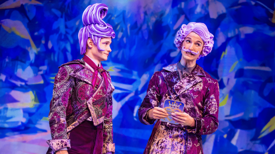 Philip Catchpole as Prince Istuna and Nick Brittain-Keates as his Royal Aide
