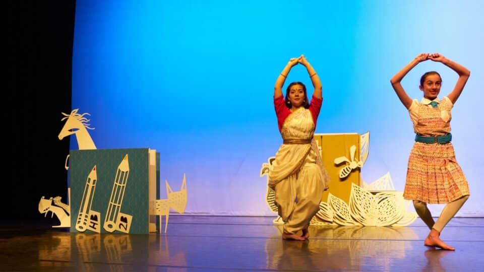 Cast members while performing magical honey