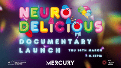 Neuro Delicious documentary launch thu 14th march 7-8:15pm