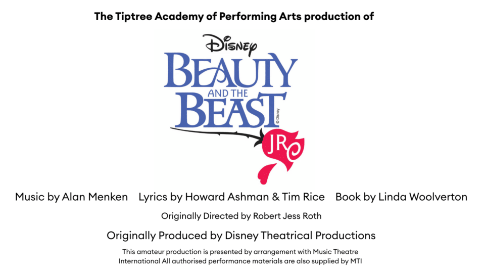 Tiptree Academy of the Performing Arts Beauty and the Beast Junior 1920x1080